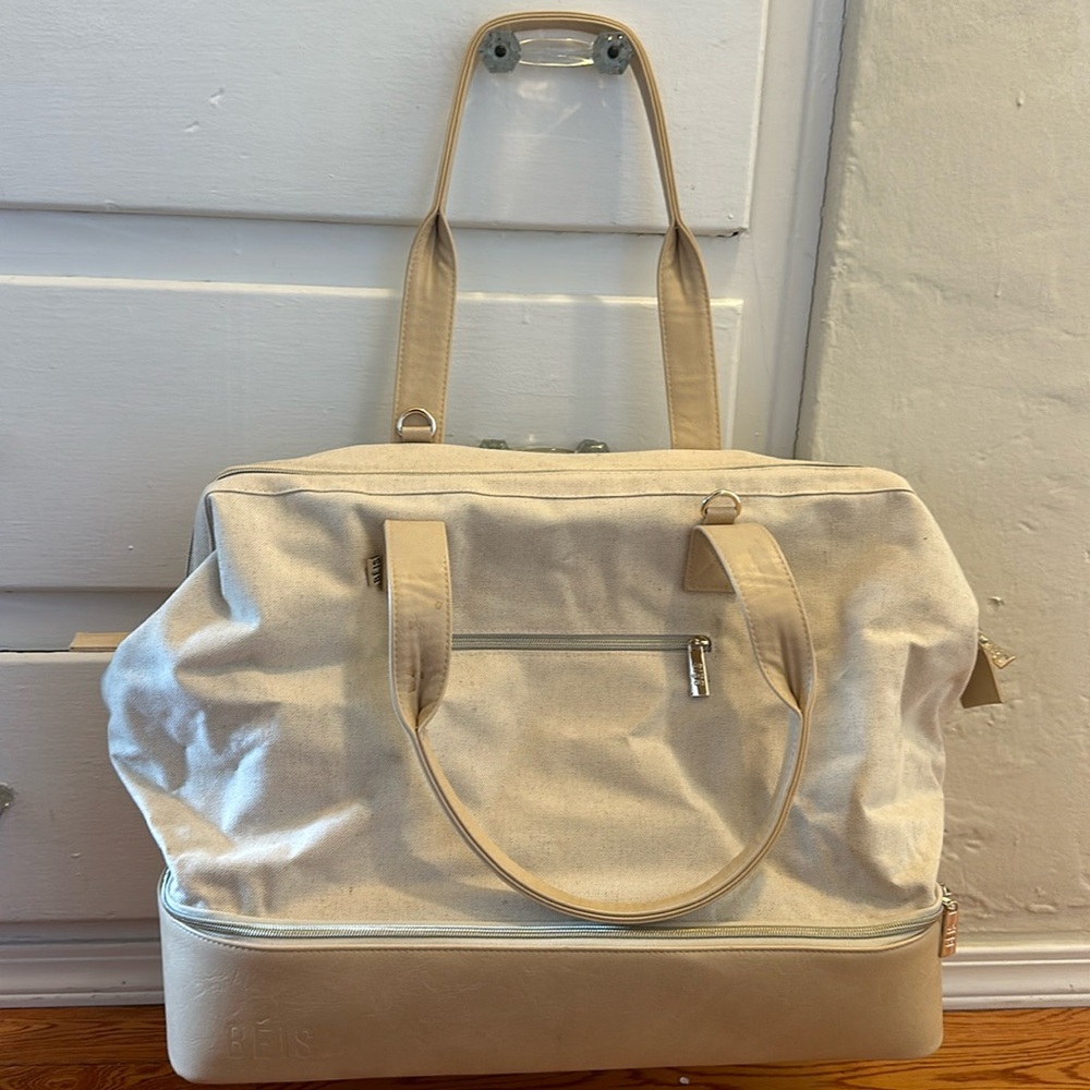 BEIS Cream Travel Bag